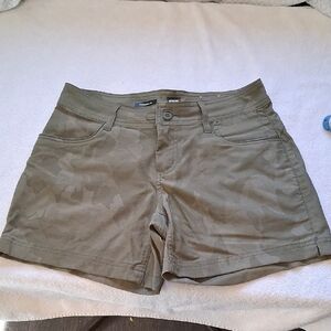 Prana Olive Camo Women's Shorts